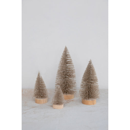 Rose Gold Bottle Brush Trees