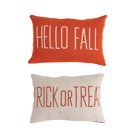 Hello Fall/Trick or Treat Pillow