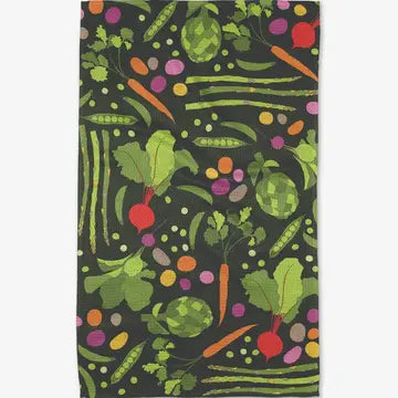 Geometry Tea Towel-Spring Sprout