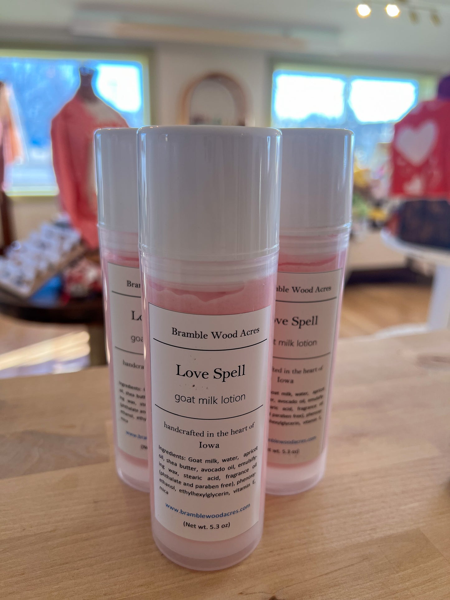 Bramble Wood Acres Love Spell Goat Milk Lotion