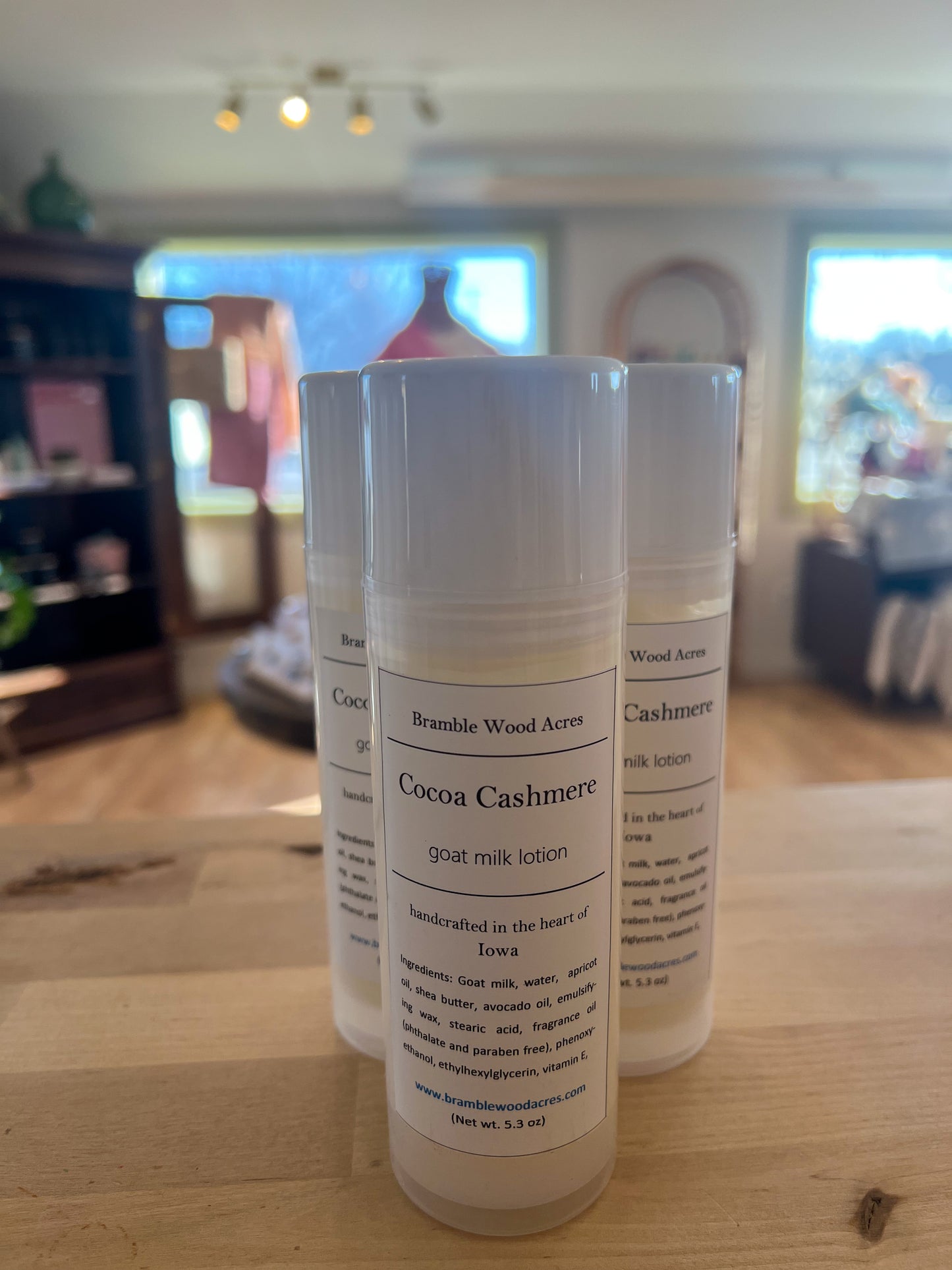 Bramble Wood Acres Cocoa Cashmere Goat Milk Lotion