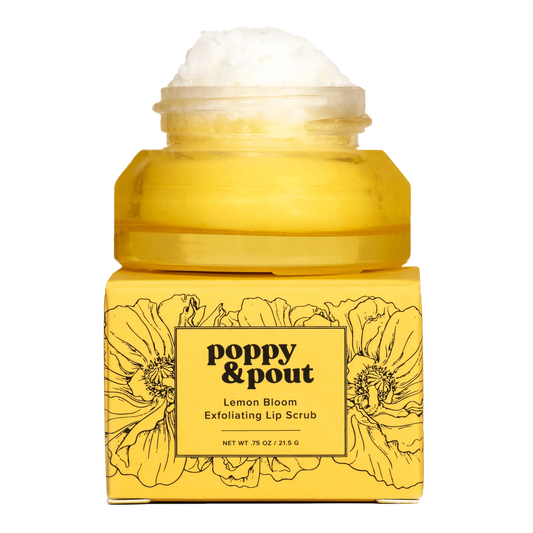 Poppy & Pout Lip Scrub-Lemon Bloom