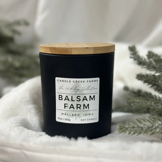 CCF Balsam Farm Black Matte Candle