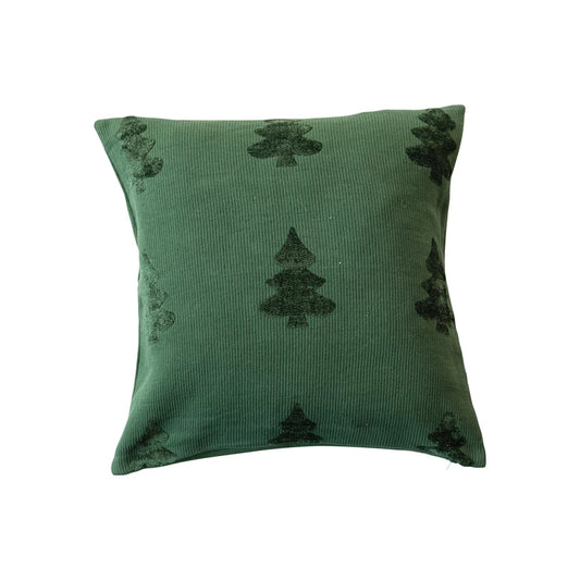 20” Jacquard Pillow with Trees