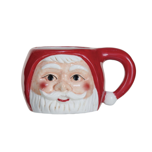 Vintage Stoneware Santa Mug