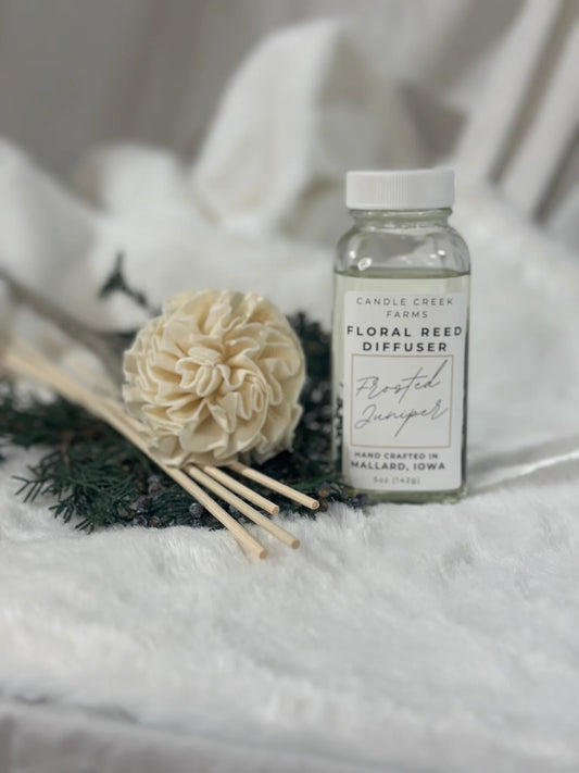 CCF Frosted Juniper Floral Reed Diffuser