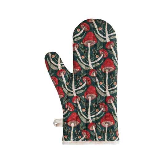 Woodland Mushrooms Oven Mitt