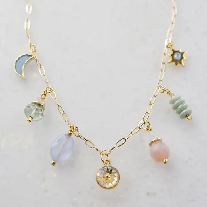 Pearl Air Charm Necklace