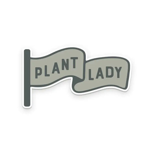 Plant Lady Banner Sticker