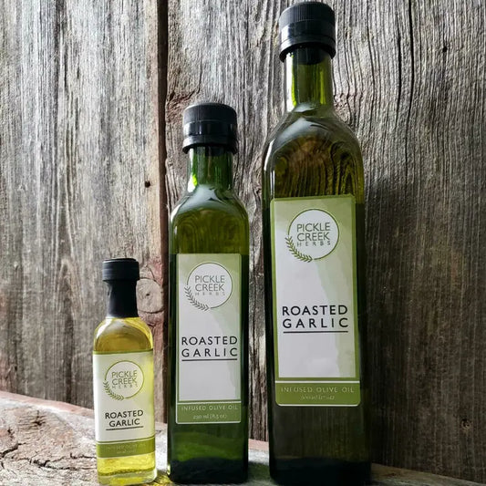 Pickle Creek Herbs Roasted Garlic Infused Olive Oil